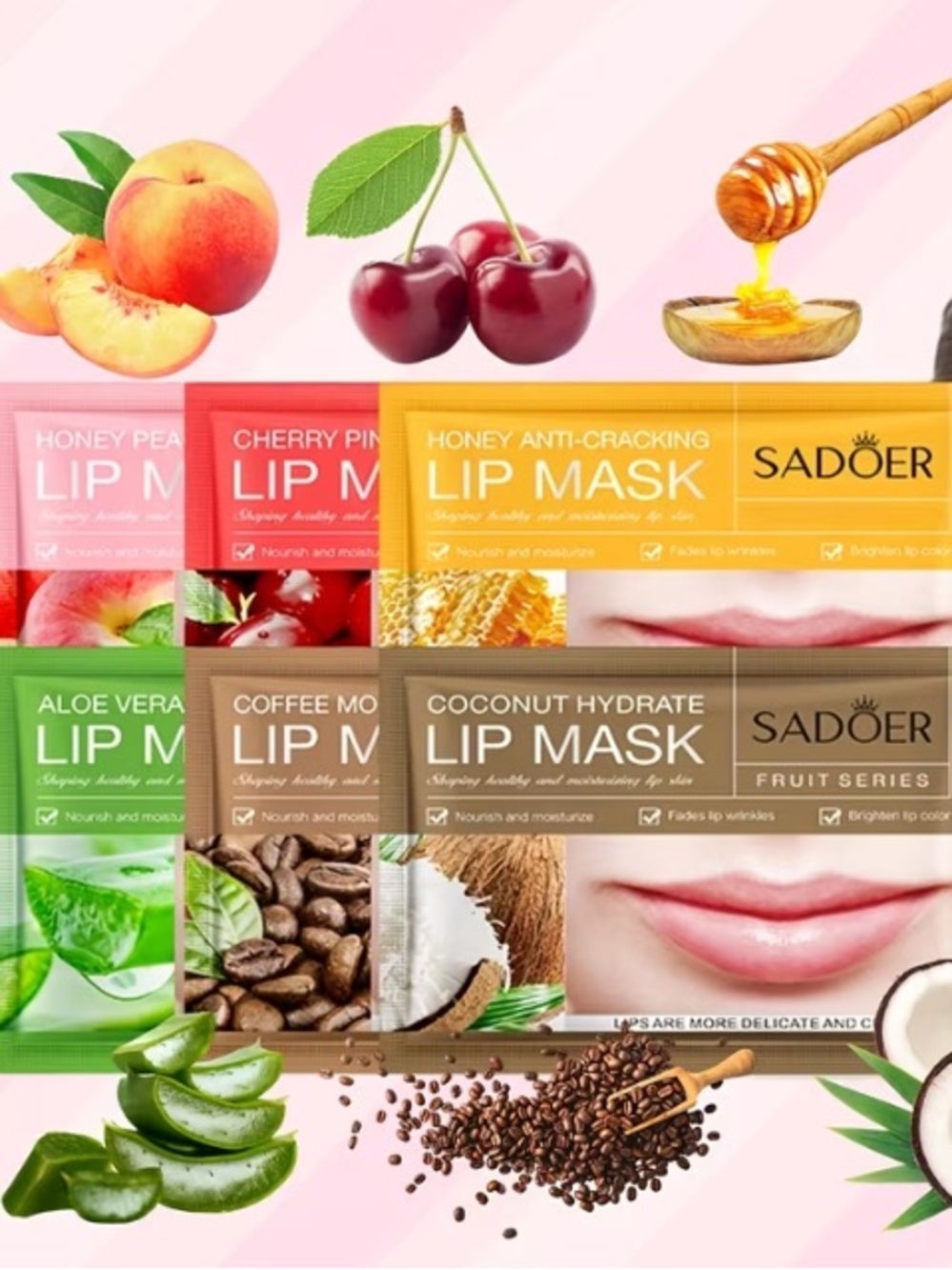 *Buy Now* Sadoer Set of 20 Hydrating Lip Mask
